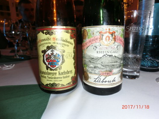 Etiketten aus dem Jahre 1964 und 1948