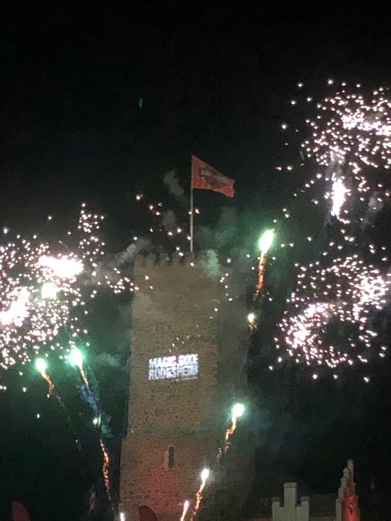 Das Feuerwerk gehörte zu den Highlights