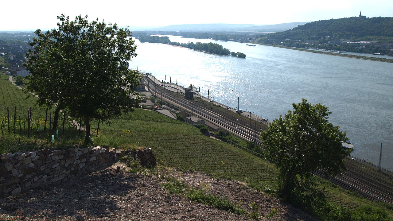 Ausblick von der Rottland Terrasse