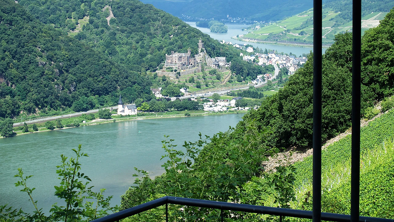 Blick auf die Burg Reichenstein