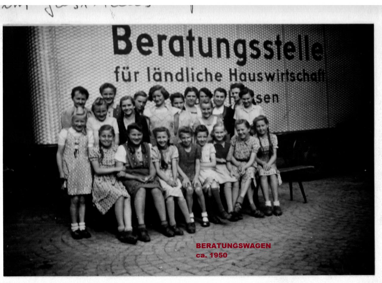 Beratungswagen im Einsatz 1950er Jahre