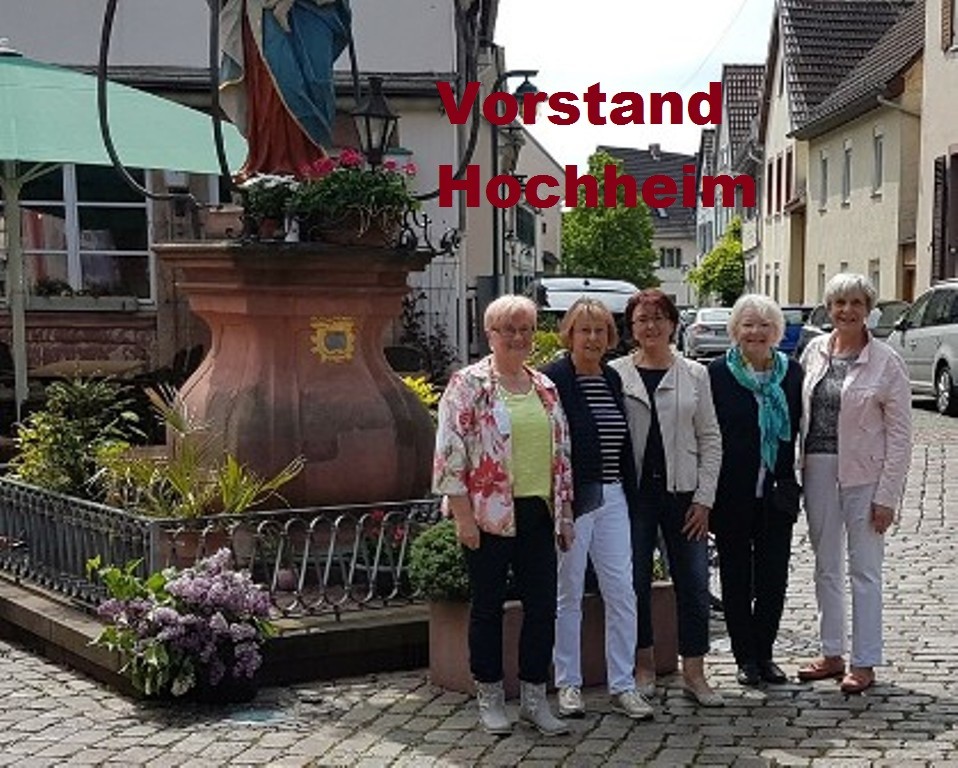 Der letzte Vereinsvorstand der Hochheimer Landfrauen.