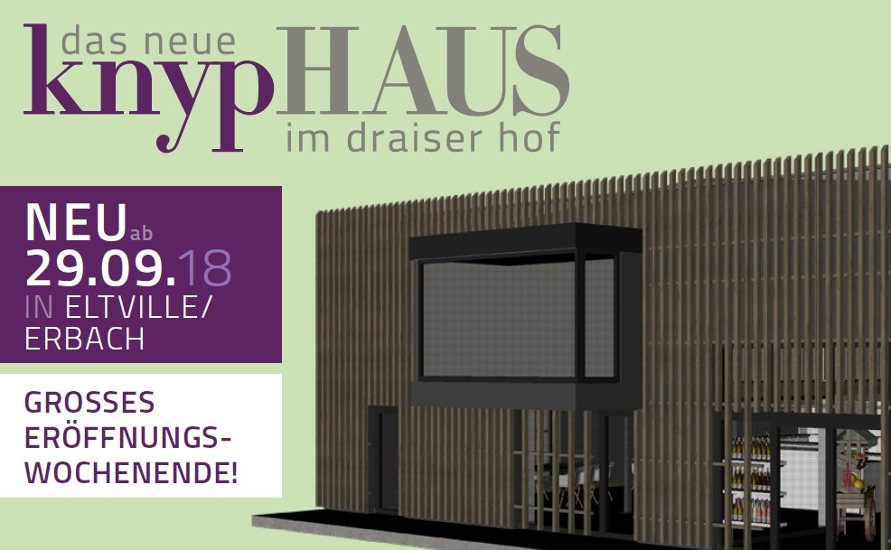 Das neue knypHaus im Draiser Hof in Erbach