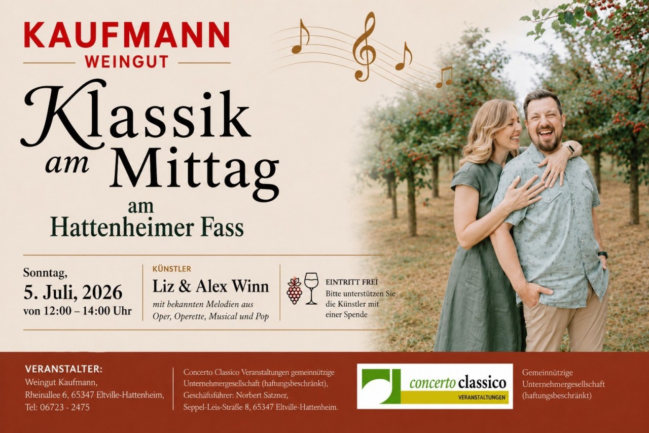 Klassik am Mittag am Hattenheimer Fass 05.07.2026