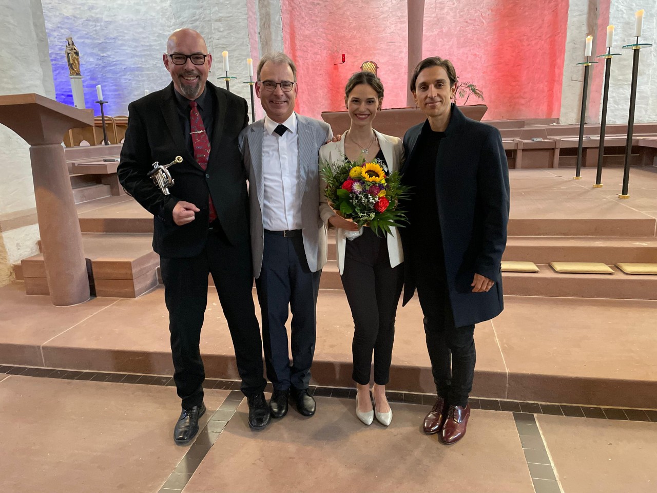 Die Solisten bei einem früheren Konzert