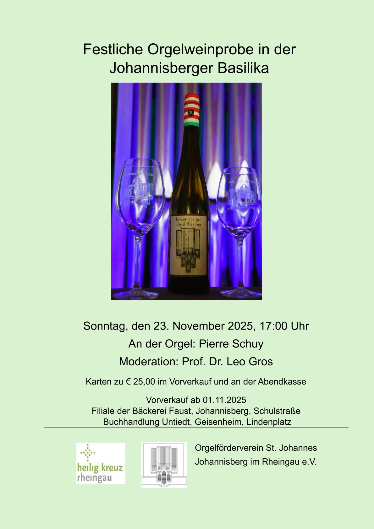Plakat der Veranstaltung