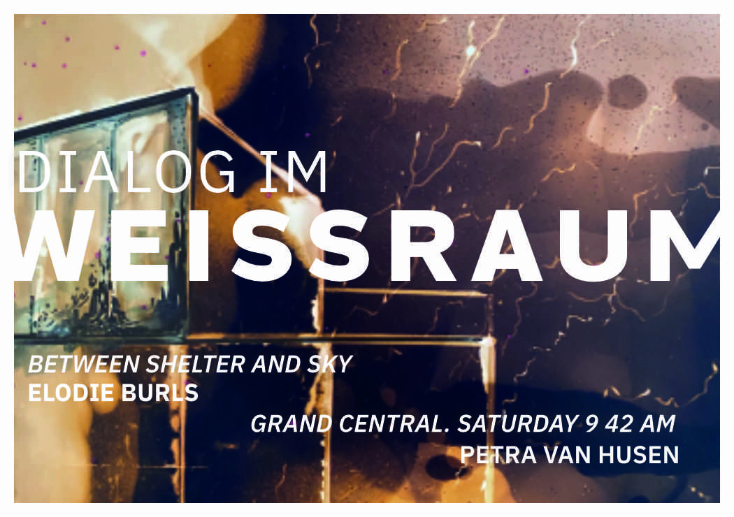 Malerei von Elodie unter Text zur Ausstellung