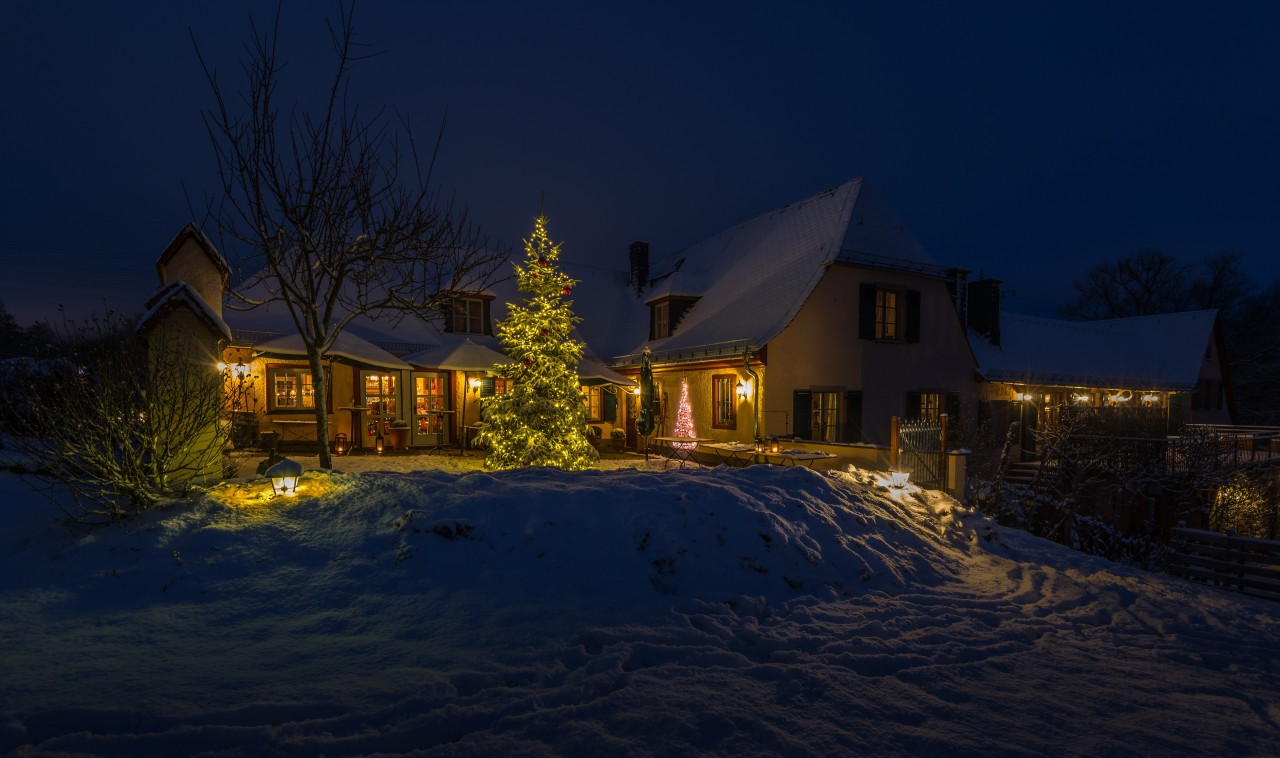 Ankermühle im Schnee