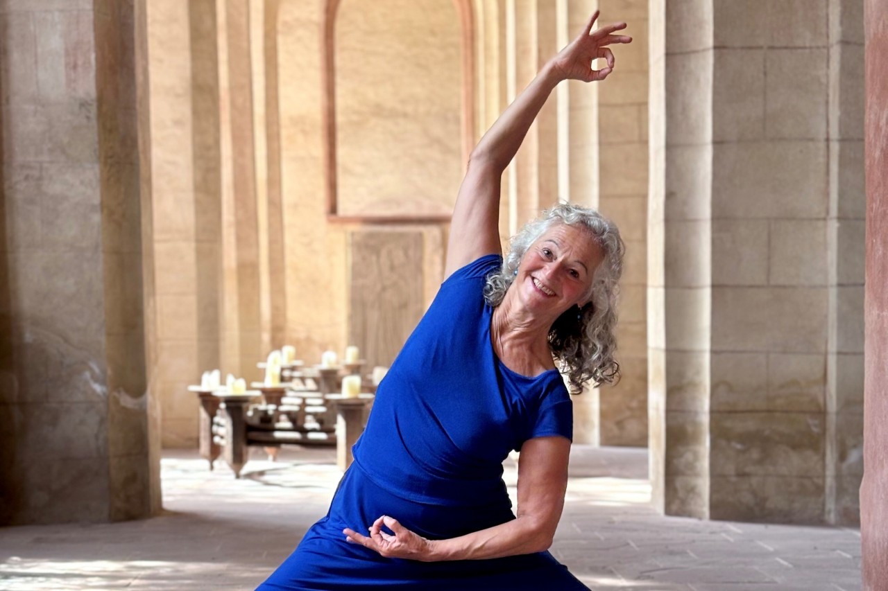 Yoga in Kloster Eberbach mit Christa Zehnder © Stiftung Kloster Eberbach