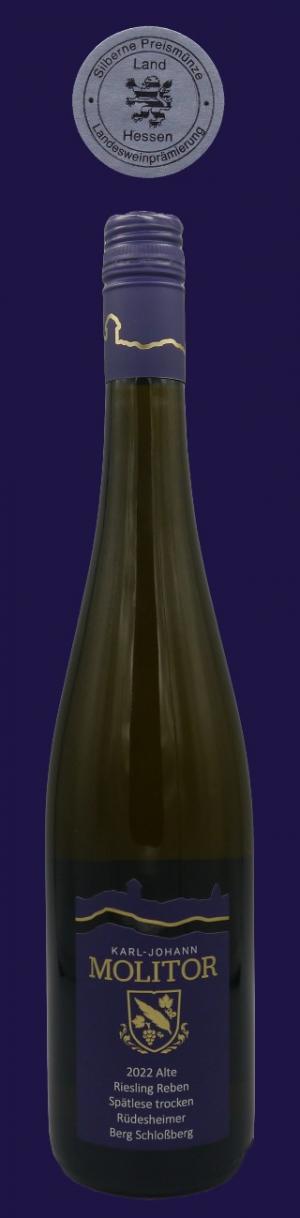 2023  Rüdesheimer Berg Schloßberg Riesling Spätlese alte Riesling Reben trocken
