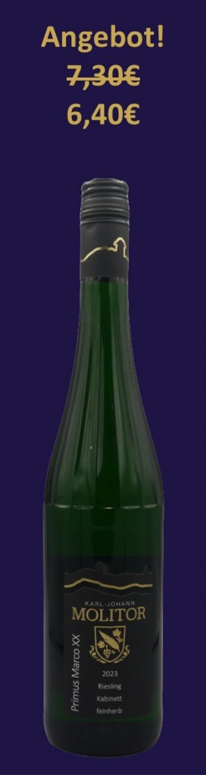 2023 Hattenheimer Wisselbrunnen PRIMUS MARCO XX Riesling Kabinett feinherb