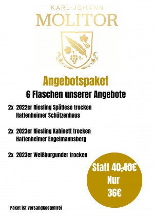 Angebotspaket trocken
